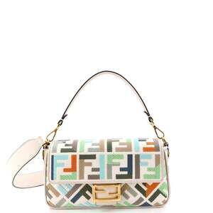 Fendi Baguette Nm Bag Zucca Embroidered #241362F24B
